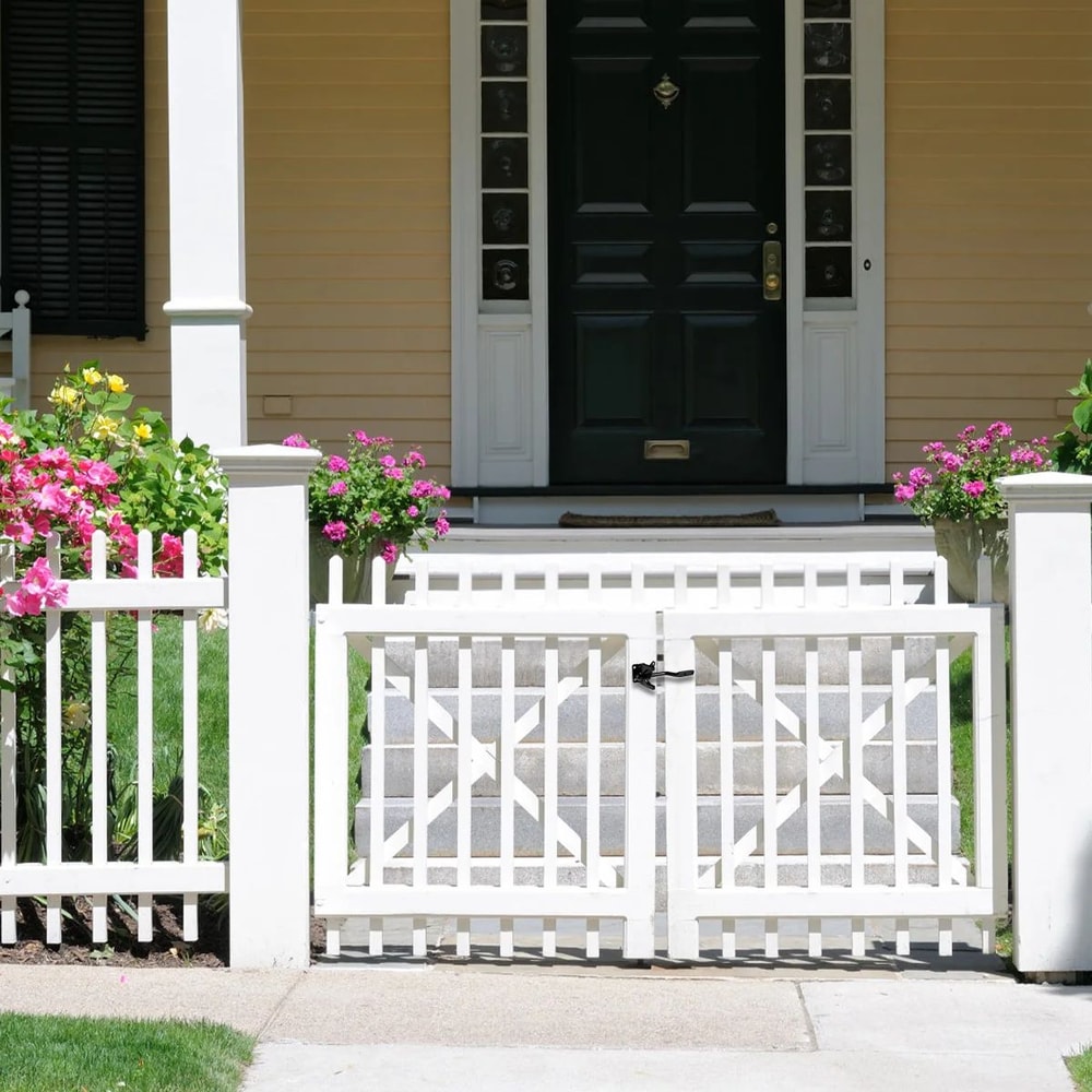 Heavy Duty Self Locking Gate Latch Secure Steel Fence Lock System 3