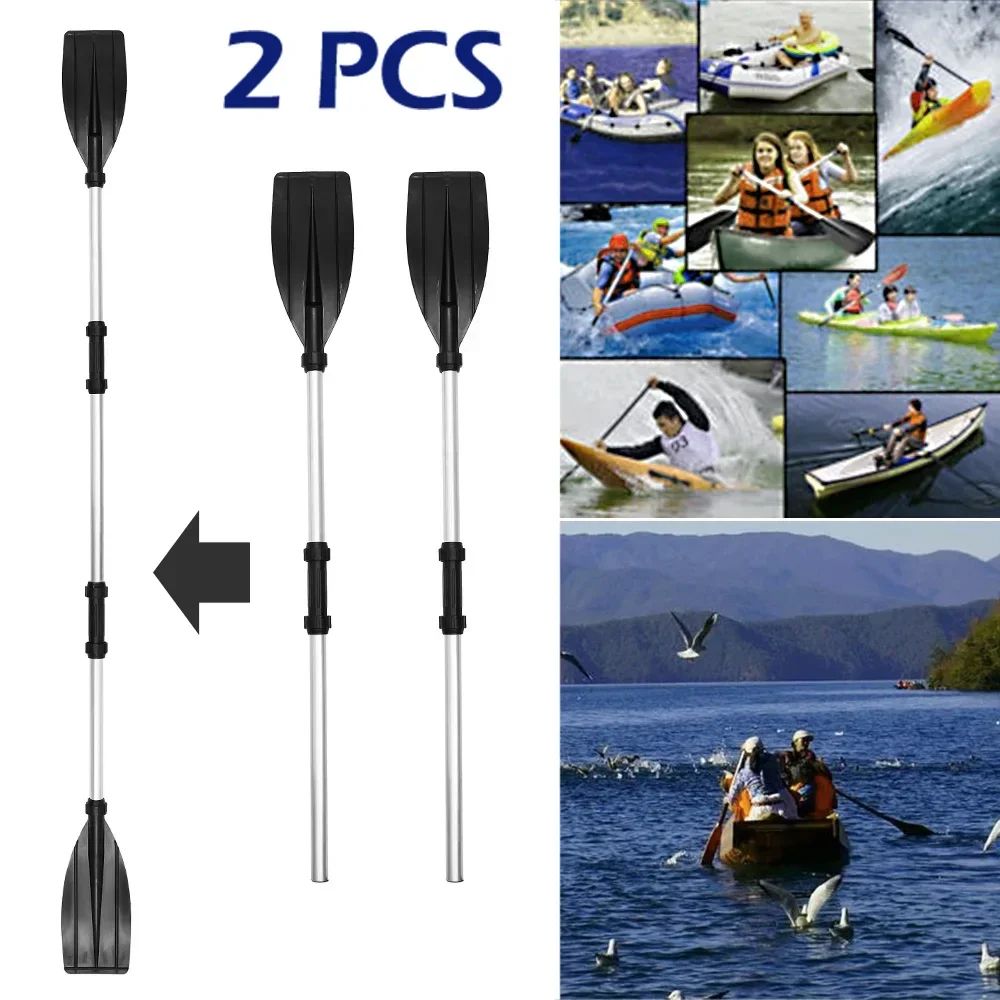 Adjustable Kayak Paddle Set Aluminum Alloy Lightweight Oars For Kayak And Inflatable Boats 1