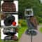 Realistic Owl Bird Repellent Decoy With 360 Degree Rotating Head Waterproof Garden Protector 3