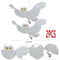 Realistic Owl Bird Repellent Decoy With 360 Degree Rotating Head Waterproof Garden Protector 6