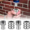 4 Piece Garden Hose Quick Connector Set Stainless Steel Leak Proof Hose Fittings 0
