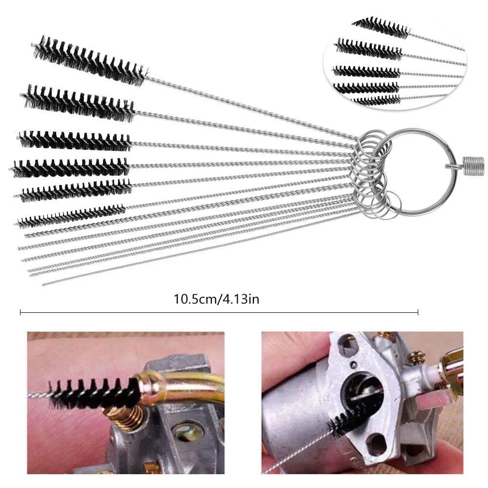 25 Piece Carburetor Adjustment Tool Kit Complete Screwdriver Set With Cleaning Tools 5