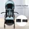 Adjustable Stroller Bumper Bar Detachable Safety Handlebar With Soft Leather Grip 3