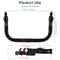 Adjustable Stroller Bumper Bar Detachable Safety Handlebar With Soft Leather Grip 5
