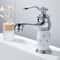 Modern Bathroom Sink Faucet Hot And Cold Mixer Deck Mounted Vanity Tap 0