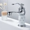 Modern Bathroom Sink Faucet Hot And Cold Mixer Deck Mounted Vanity Tap 0