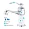 Modern Bathroom Sink Faucet Hot And Cold Mixer Deck Mounted Vanity Tap 1