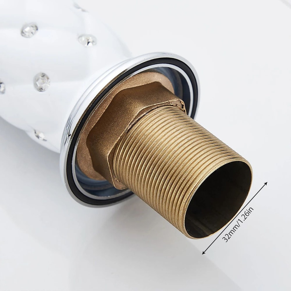 Modern Bathroom Sink Faucet Hot And Cold Mixer Deck Mounted Vanity Tap 4