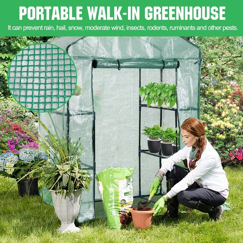 Waterproof PVC Plant Cover Garden Protective Tarpaulin Greenhouse Shield For Balcony And Outdoor Pl 2