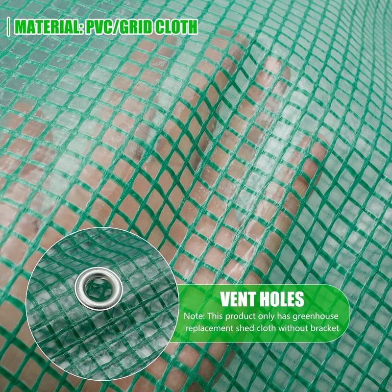 Waterproof PVC Plant Cover Garden Protective Tarpaulin Greenhouse Shield For Balcony And Outdoor Pl 5