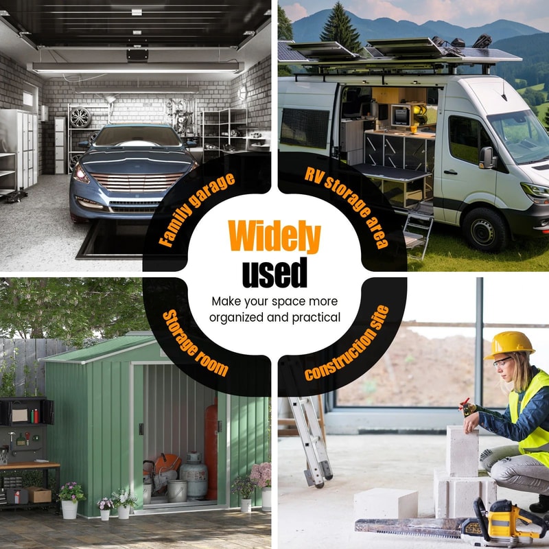 Heavy Duty Cordless Tool Organizer Wall Mount Rack For Dewalt And Milwaukee Batteries 5