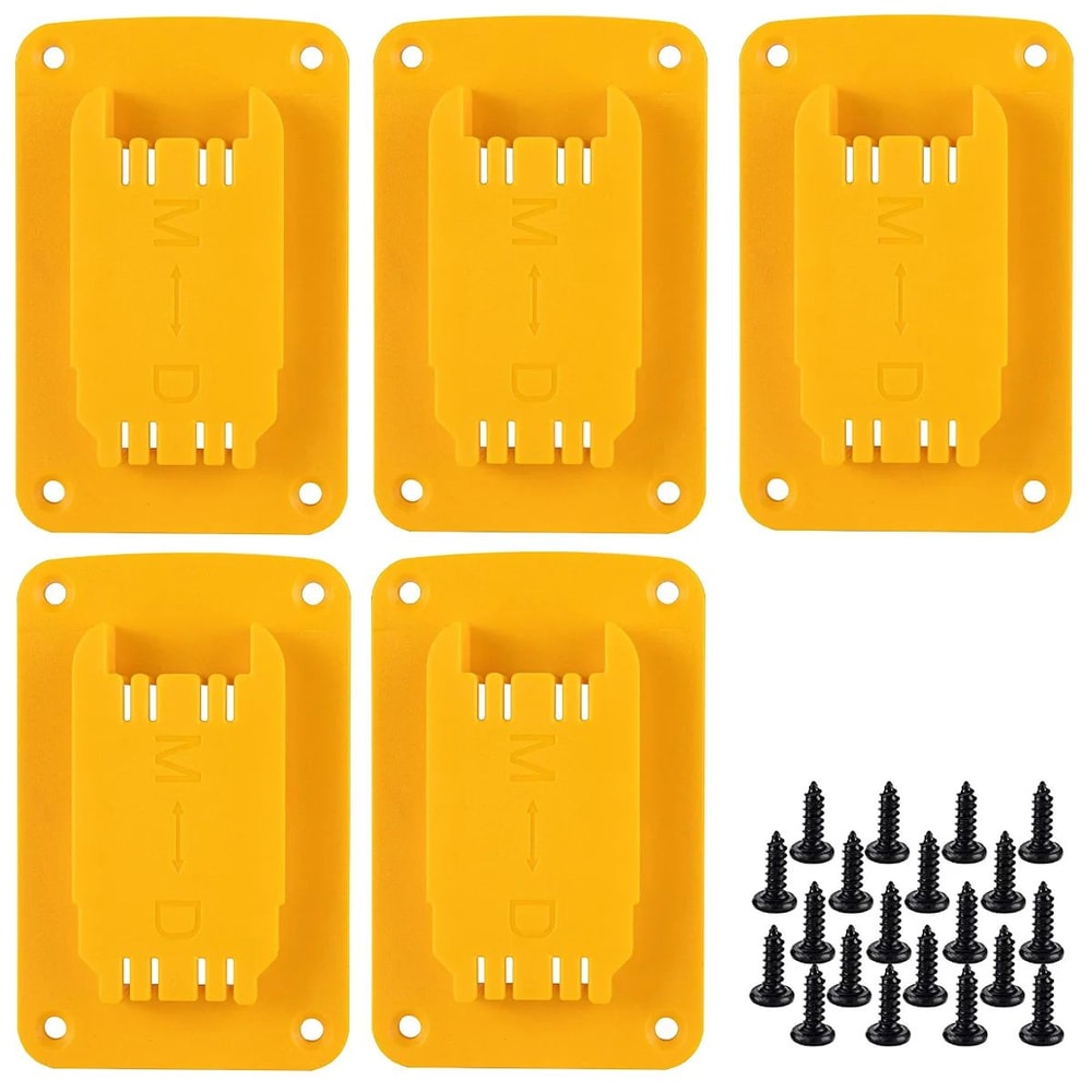 Heavy Duty Cordless Tool Organizer Wall Mount Rack For Dewalt And Milwaukee Batteries 8