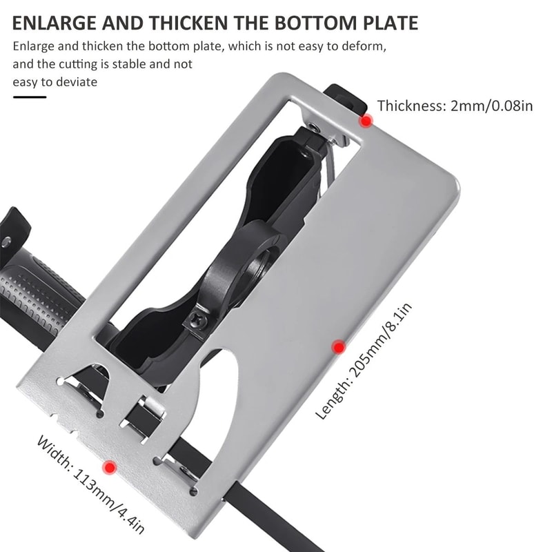 Adjustable Angle Grinder Stand Cutting Holder For Precision Metal Cutting And Slotting 3