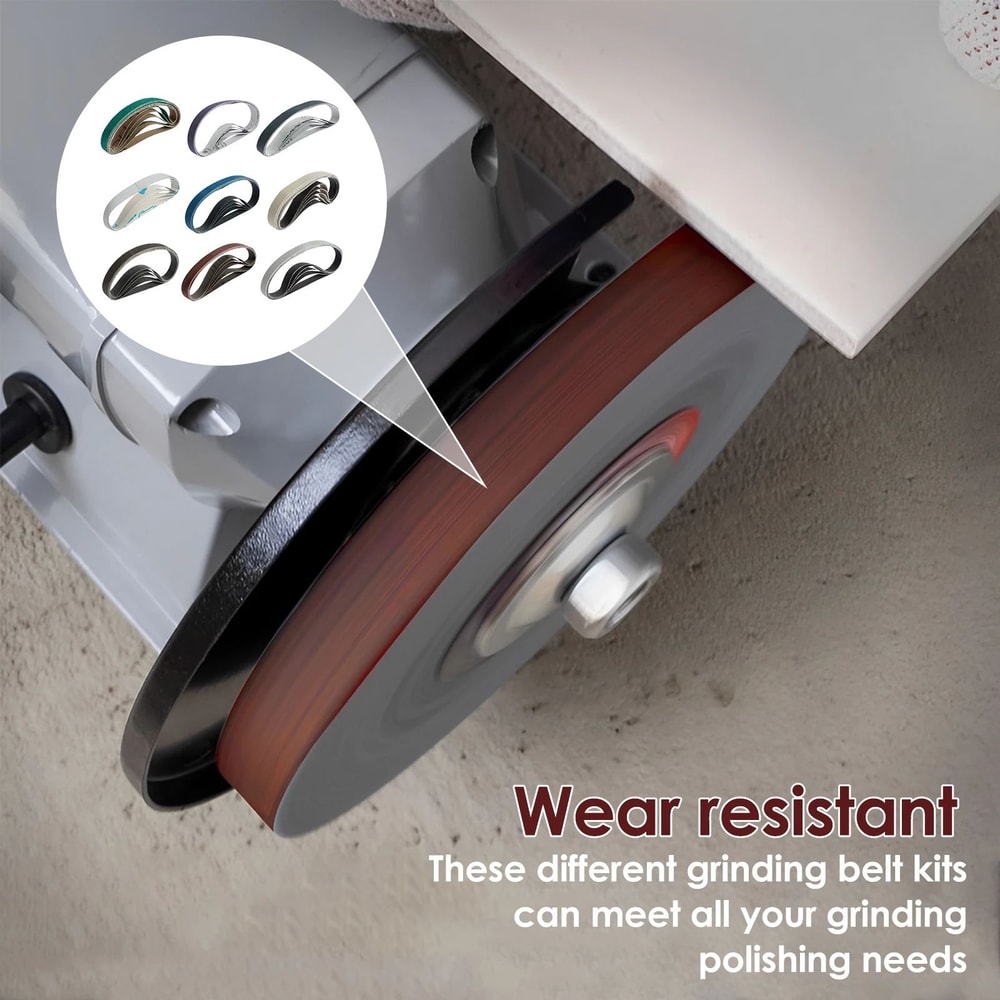 Premium Sanding Belts Set For Sharpening Grinding And Polishing With Assorted Grits 1