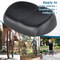 Comfort Wide Noseless Bike Seat Cushion For Pain Free Riding And Shock Absorption 0