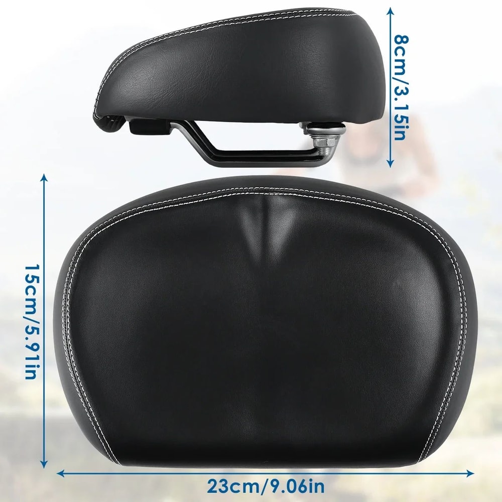 Comfort Wide Noseless Bike Seat Cushion For Pain Free Riding And Shock Absorption 5