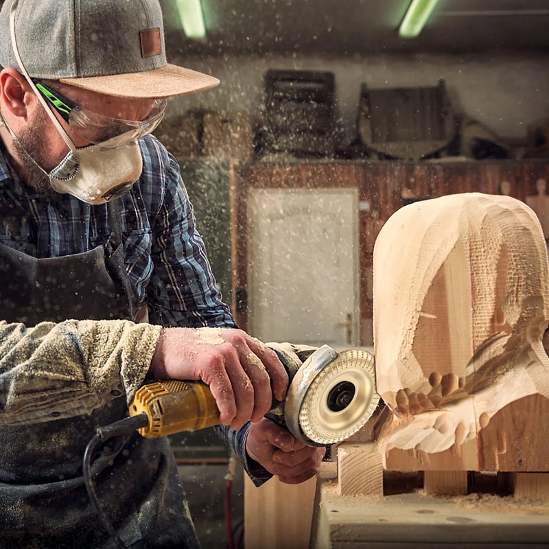 Wood Carving Disc Set For Angle Grinder Grinding Shaping And Polishing Tools 1