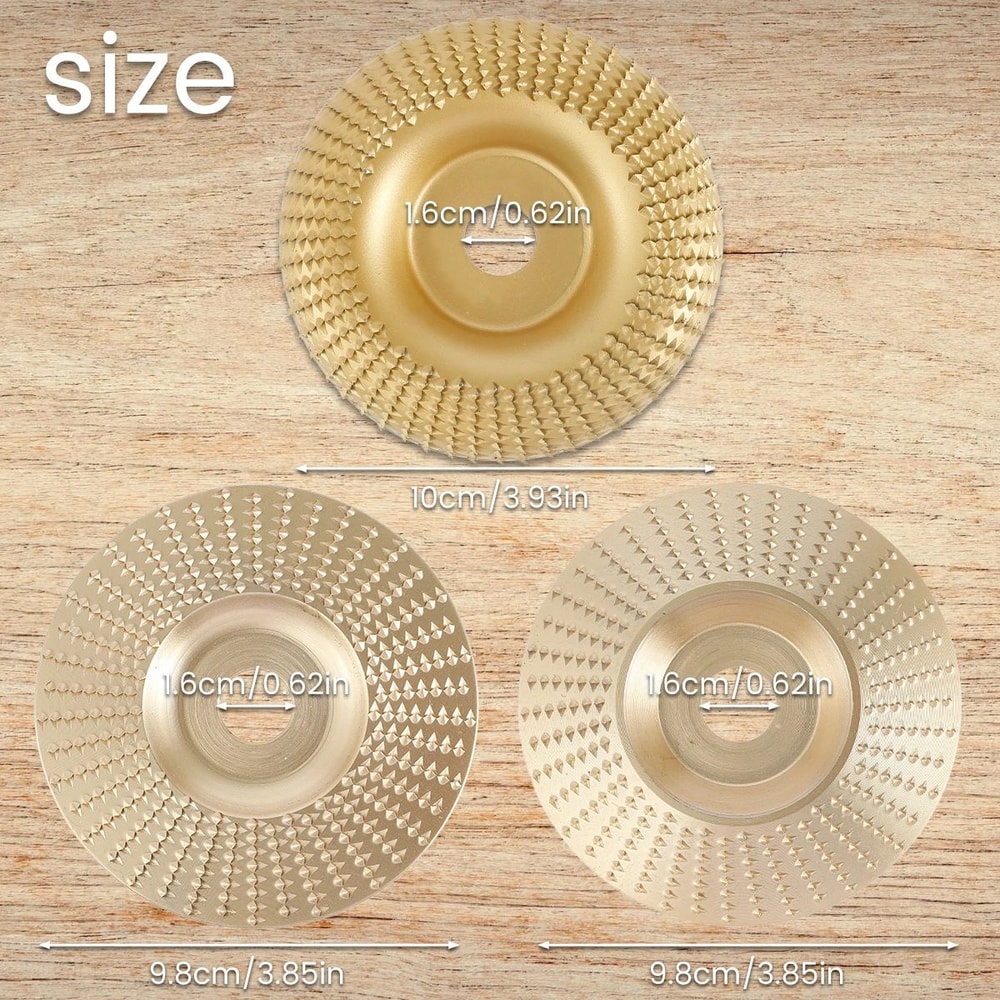 Wood Carving Disc Set For Angle Grinder Grinding Shaping And Polishing Tools 6