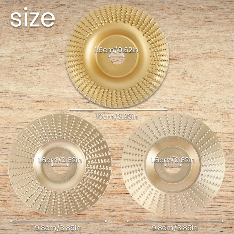 Wood Carving Disc Set For Angle Grinder Grinding Shaping And Polishing Tools 6