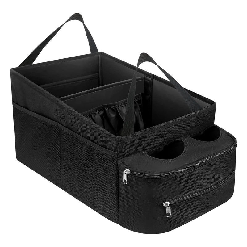 Foldable Car Trunk Organizer Storage Box With Compartments For SUV And Auto Essentials 6
