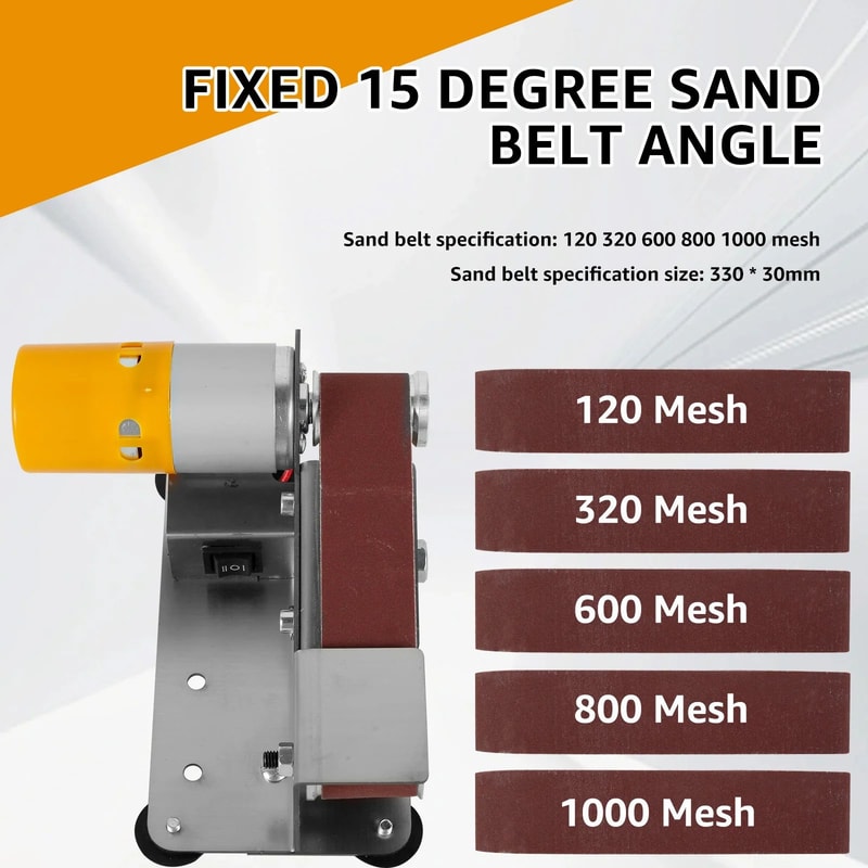 Electric Belt Sander Machine For Grinding Polishing And Tool Sharpening DIY Power Tool 1