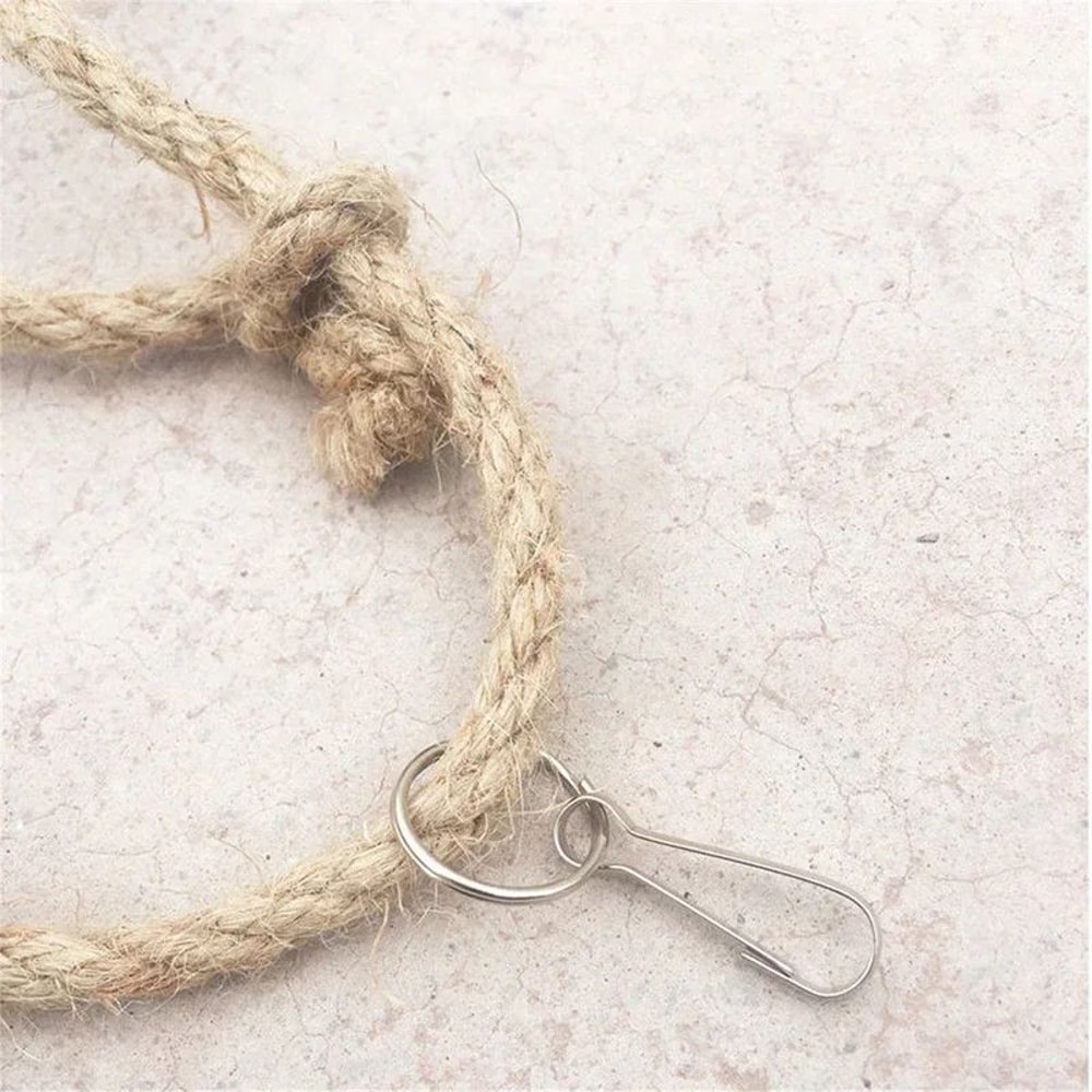 Bird Swing Ladder Toy With Rope Net For Parrot Climbing Chewing And Play 5