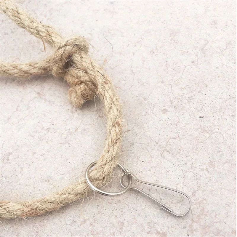 Bird Swing Ladder Toy With Rope Net For Parrot Climbing Chewing And Play 5