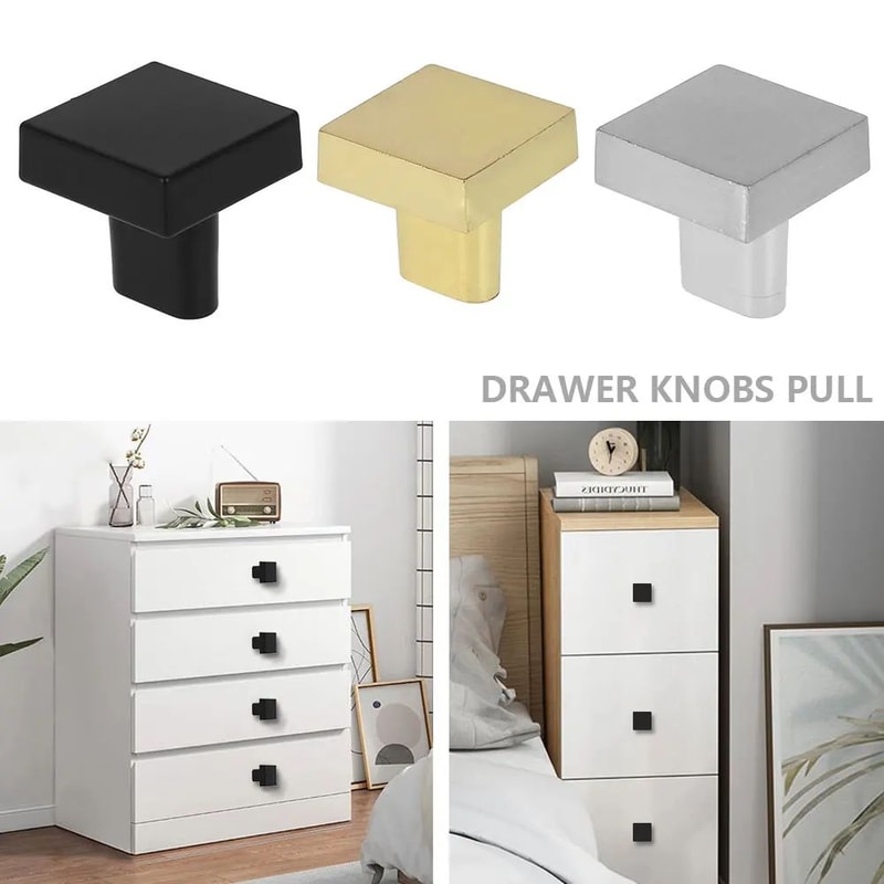 Modern Square Cabinet Handle Drawer Pull For Kitchen Wardrobe And Furniture Upgrade 2