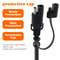 SAE Battery Charger Cable Quick Connect Extension With Fuse For Motorcycle And Car Use 3