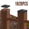 Black Fence Post Caps Covers For 4 Inch Posts Deck Protection And Outdoor Finishing 0