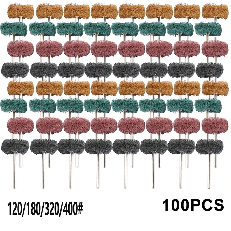 Abrasive Nylon Brush Set For Drill Cleaning Polishing And Surface Finishing 8