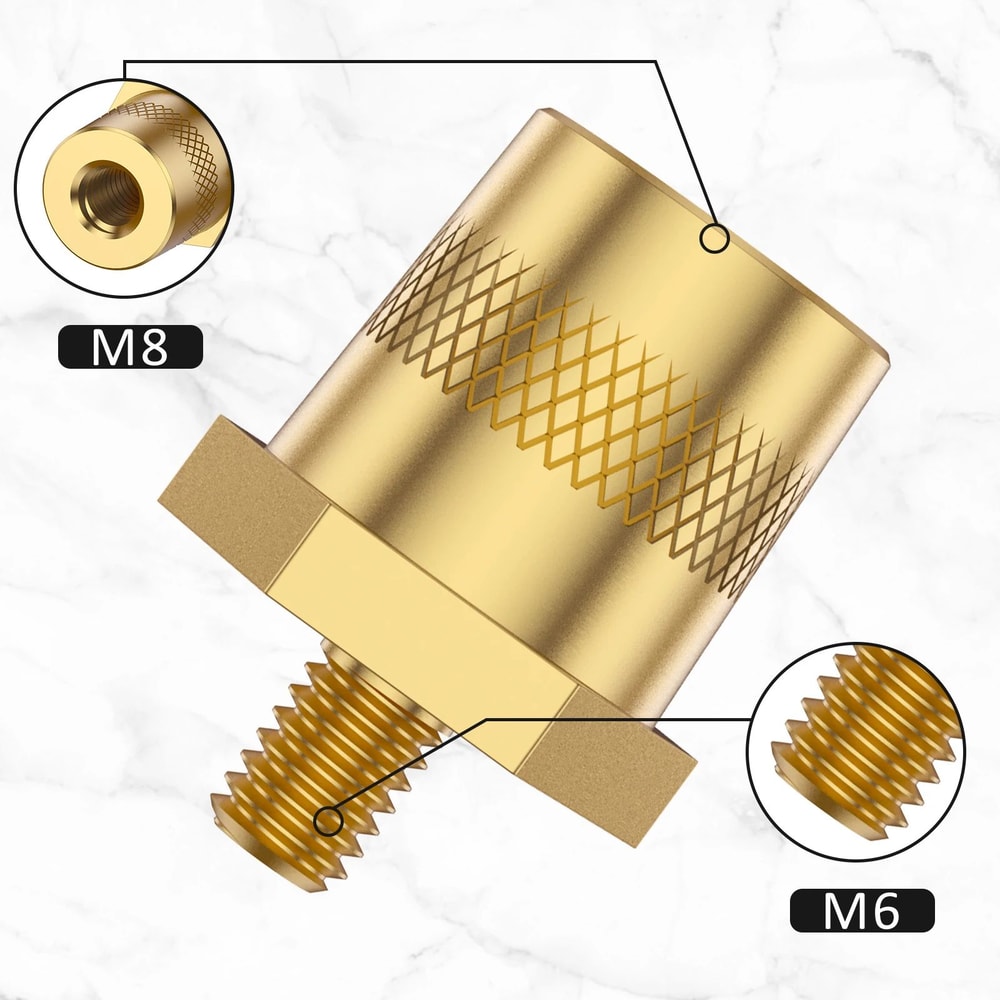 Brass Battery Terminal Adapter Connectors For Car Battery Post Conversion And Secure Connection 2