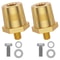 Brass Battery Terminal Adapter Connectors For Car Battery Post Conversion And Secure Connection 6