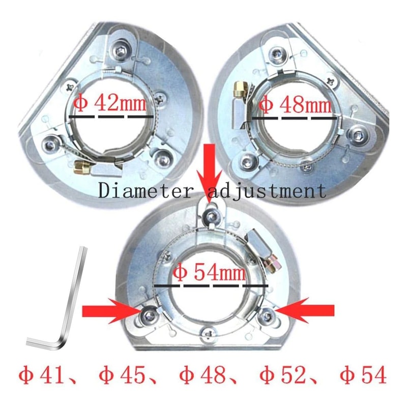 Angle Grinder Dust Shroud Guard With Vacuum Port For Clean Cutting And Grinding 4