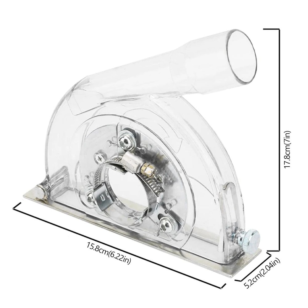 Angle Grinder Dust Shroud Guard With Vacuum Port For Clean Cutting And Grinding 5