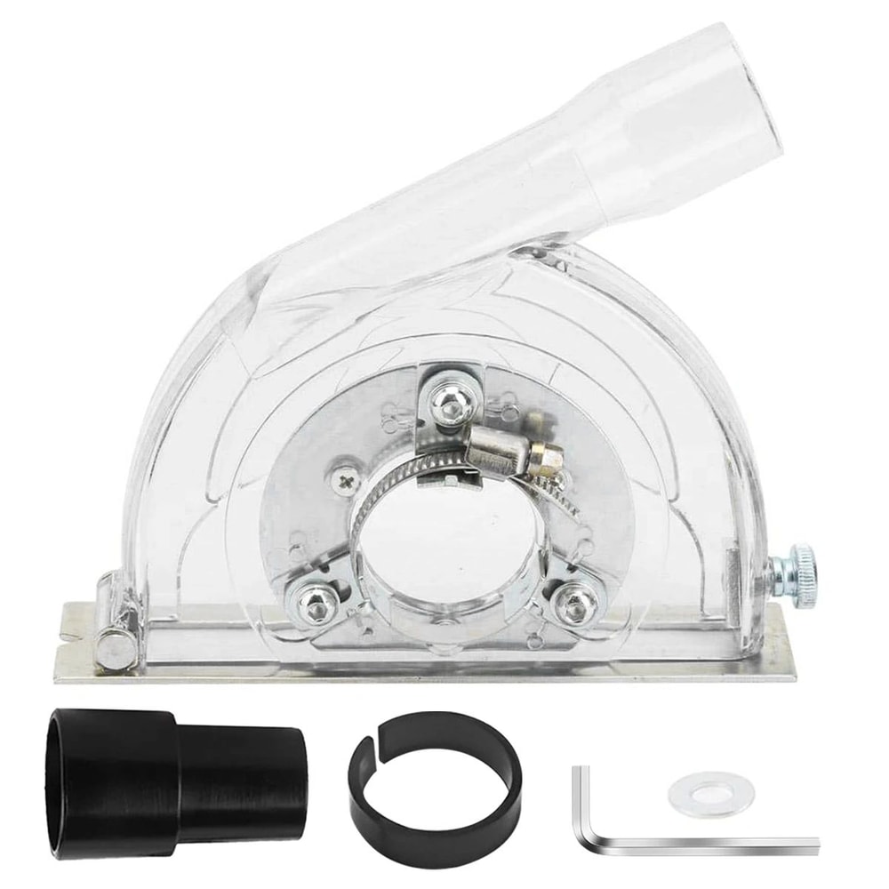 Angle Grinder Dust Shroud Guard With Vacuum Port For Clean Cutting And Grinding 6