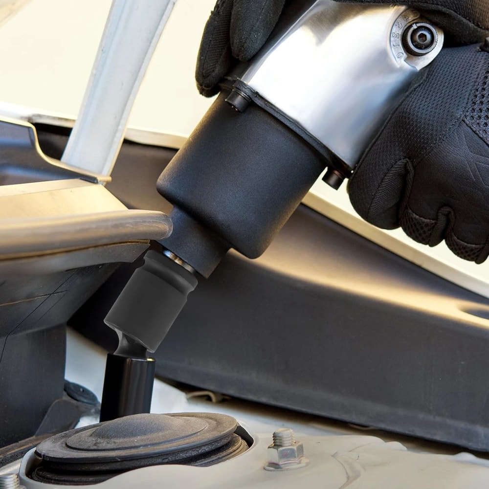 Universal Joint Socket Adapter Set For Impact Wrench Flexible Swivel Tool Extension 2