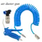 Air Compressor Blow Gun Hose Kit For Dust Cleaning And Multi Purpose Workshop Use 6