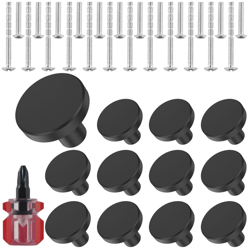 Modern Aluminum Cabinet Knobs Set Drawer Pull Handles For Kitchen Furniture Upgrade 7