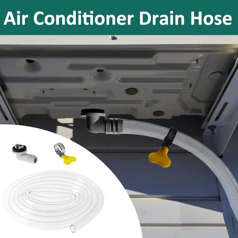 Leak Proof Air Conditioner Drain Hose Extension 98FT Pipe For Mini Split AC Units 0
