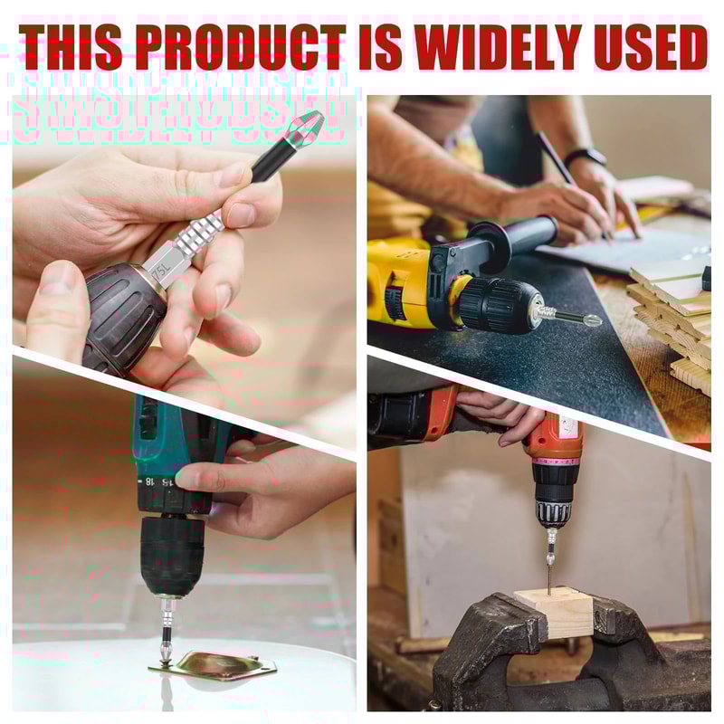 Magnetic Anti Slip Screwdriver Drill Bit Impact Resistant Screw Extractor Tool 4