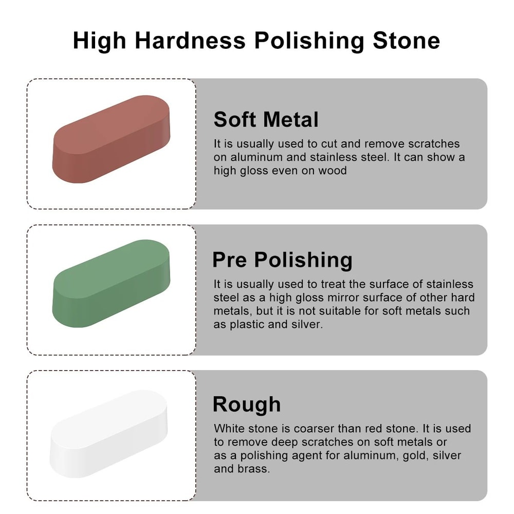 4 Inch Polishing Wheel Cloth Buffing Pad For Metal Jewelry Mirror Finish 2