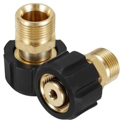pressure washer hose adapter m22 brass connector 5000 psi quick connect fitting