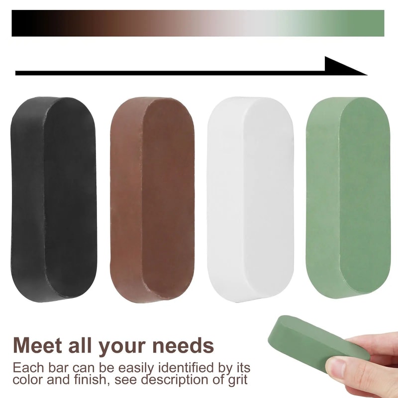 Metal Polishing Compound Kit Multi Purpose Buffing Bars For Jewelry Tools And Surface Finishing 1