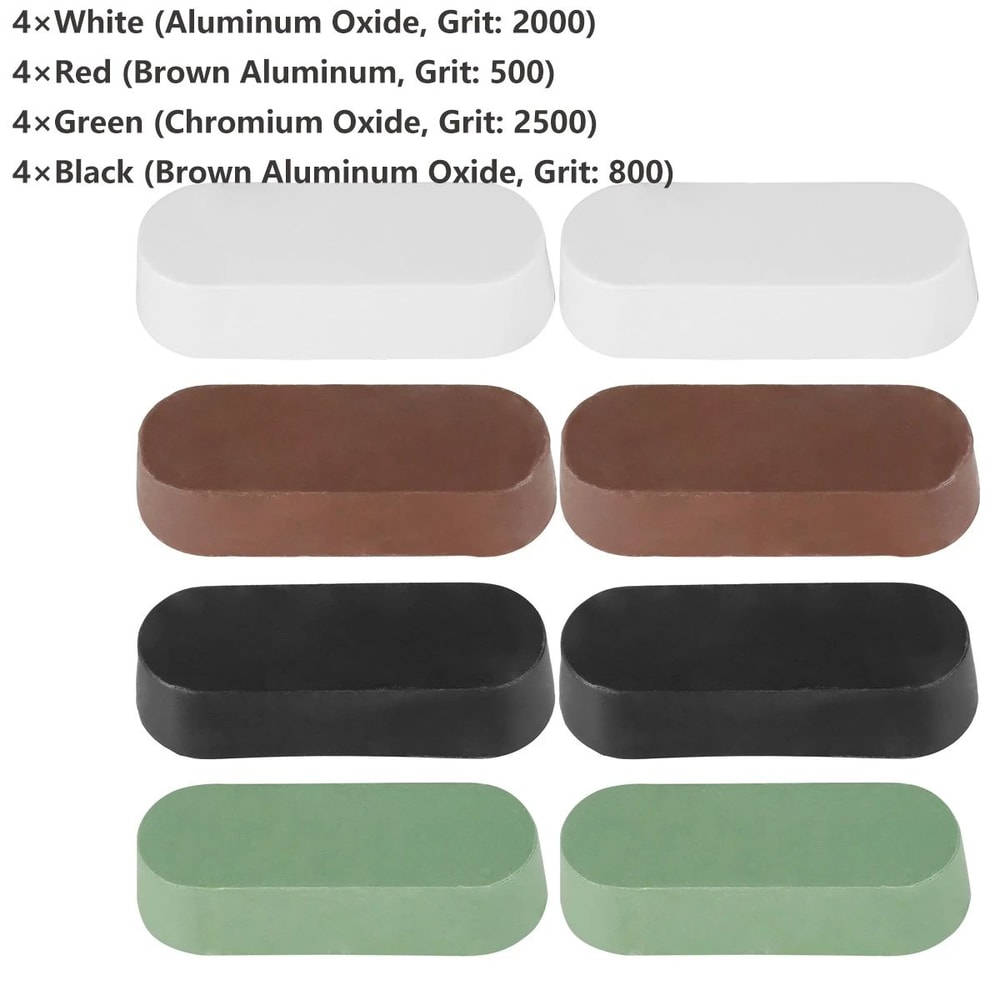 Metal Polishing Compound Kit Multi Purpose Buffing Bars For Jewelry Tools And Surface Finishing 7