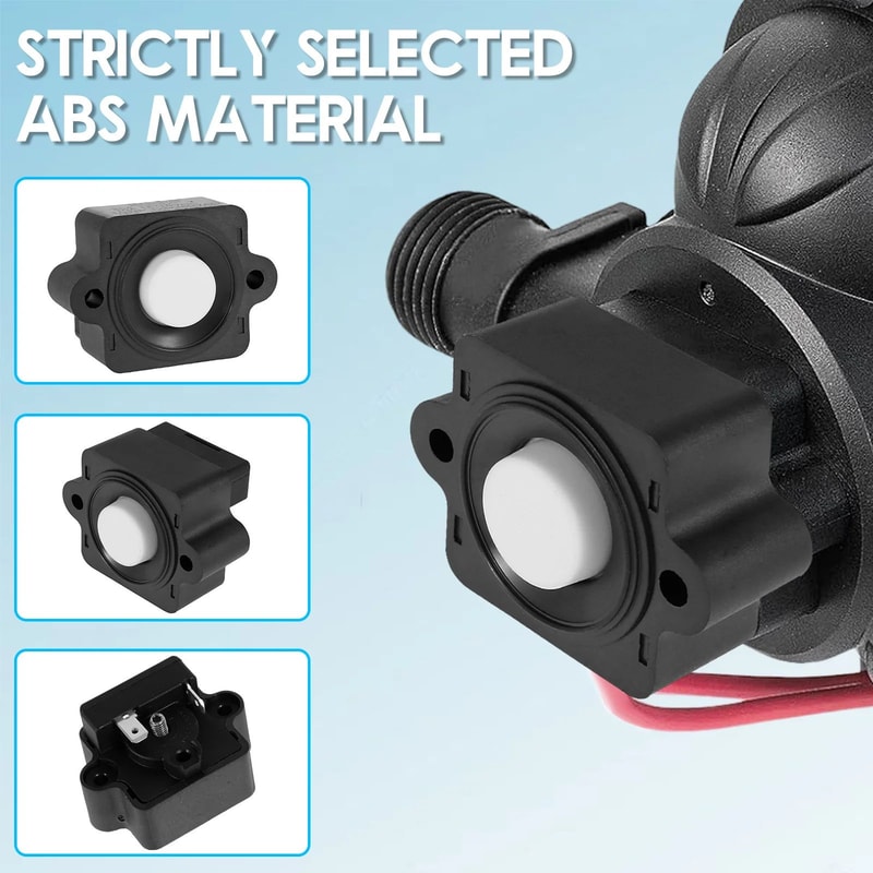 RV Water Pump Pressure Switch Kit Adjustable 40 To 80 PSI Waterproof Diaphragm Pump Controller 2