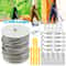 Heavy Duty PVC Coated Steel Cable Clothesline Rope With Hooks For Outdoor Use 0
