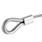 Heavy Duty PVC Coated Steel Cable Clothesline Rope With Hooks For Outdoor Use 2