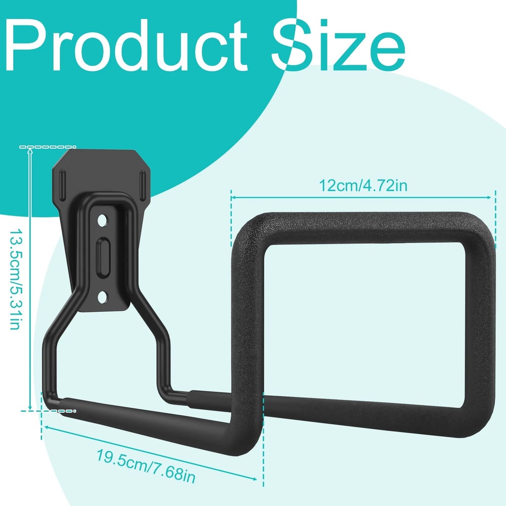 Heavy Duty Wall Mounted Garden Hose Holder Metal Hose Hanger For Outdoor Storage 5