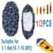 Waterproof Kayak Cover UV Resistant Canoe Boat Storage Cover For Outdoor Protection 0